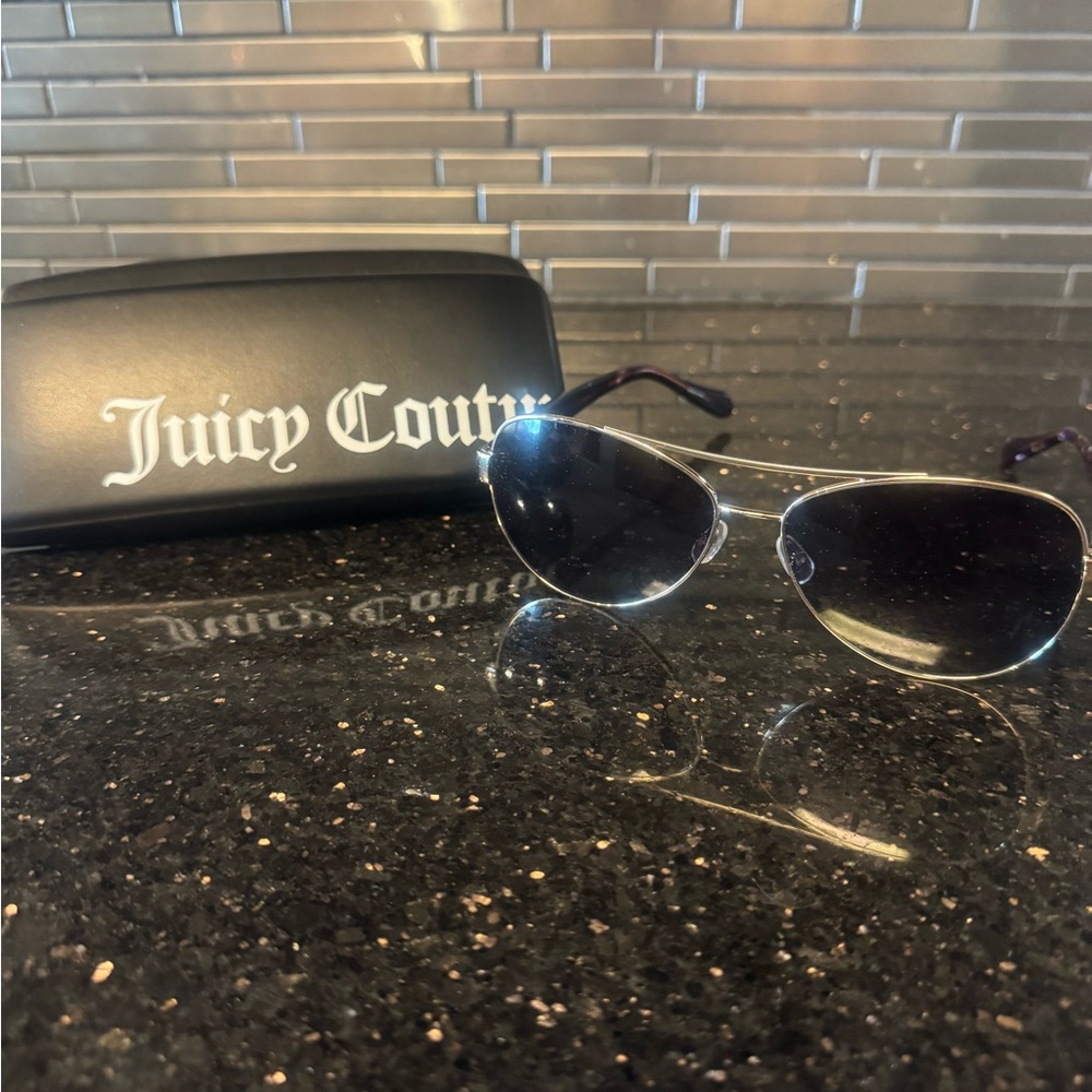 Juicy Couture Black and Silver Sunglasses - Picture 2 of 4